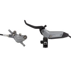 Гальма дискові SRAM Level Bronze Stealth 2 Piston -  Aluminum Lever, Stainless Hardware, Reach Adj, Blast Dark Polar Front 950mm Hose