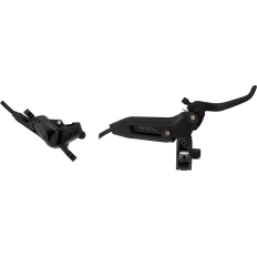 Гальма дискові SRAM Level Silver Stealth 2 Piston -  Aluminum Lever, Stainless Hardware, Reach Adj, Black Ano Front 950mm Hose 