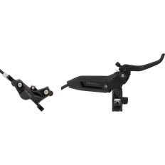 Гальма дискові SRAM Level Silver Stealth 4 Piston -  Aluminum Lever, Stainless Hardware, Reach Adj, Black Ano Front 950mm Hose 