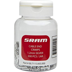 Кінцевик тросу SRAM 1.2mm Silver 500-count Jar