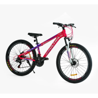 Велосипед Спортивный Corso «ULTRA» 26" дюймов UT-10019 розовый