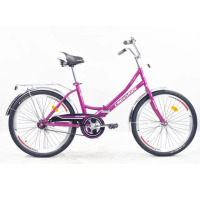 Велосипед CROSSRIDE 24 FLD ST Folder, фиолетовый