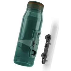 Фляга з конектором та базою FIDLOCK TWIST bottle 700мл., прозорий / зелений