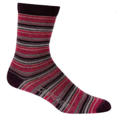 Носки City UltraLite StripeTease Crew WMN bodeaux/cherub/ruby S