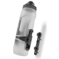 Фляга с коннектором и базой FIDLOCK TWIST bottle 800мл., прозрачный/белый