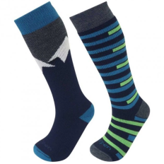 Шкарпетки S2KNN MERINO KIDS SKI 2PACK 2054 BLUE/GREEN XS_