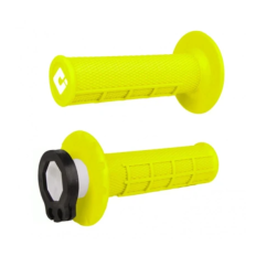 Мото гріпси ODI HALF-WAFFLE MX V2 Lock-On FLO-Yellow