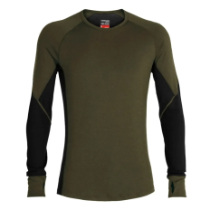 Термофутболка з довгим рукавом ICEBREAKER 260 Zone LS Crewe MEN LODEN/BLACK XL