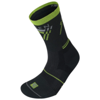 Шкарпетки LORPEN X3RWC WOMENS RUNNING PADDED ECO 2431 ANTHRACITE/GREEN M (24)