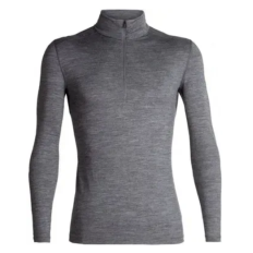 Термофутболка з довгим рукавом ICEBREAKER 200 Oasis LS Half Zip MEN GRITSTONE-013 S