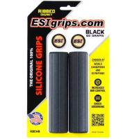 Грипсы ESI Ribbed Chunky Black Silicone Bicycle Grips