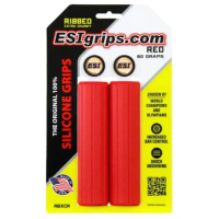 Грипсы ESI Ribbed Chunky Red Silicone Bicycle Grips