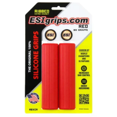 Грипсы ESI Ribbed Chunky Red Silicone Bicycle Grips