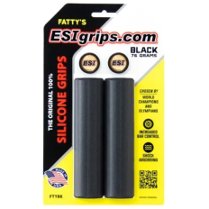 Грипсы ESI Fatty's Black Silicone Bicycle Grips