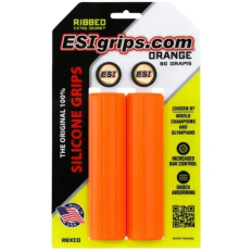 Грипсы ESI Ribbed Chunky Orange Silicone Bicycle Grips