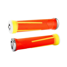 Гріпси ODI AG-1 Signature Fl.Orange/Fl. Yellow w/ Silver clamps (жовто - помаранчеві з срібними замками)