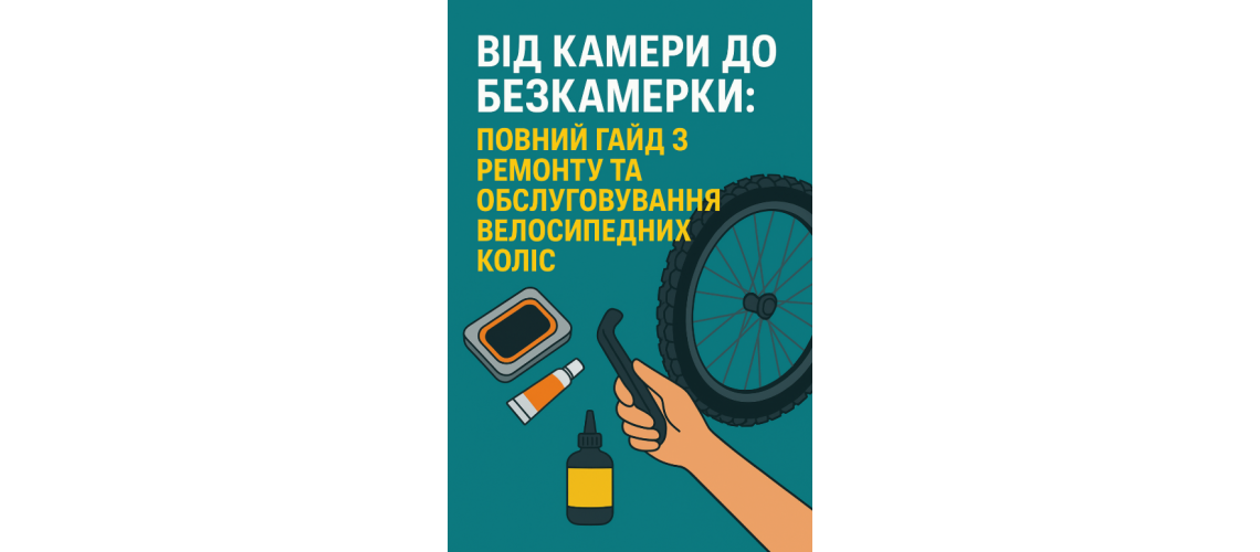 Від камери до безкамерки: Повний гайд з ремонту та обслуговування велосипедних коліс
