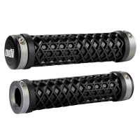 Гріпси ODI Vans Lock-On Grips, Black w/ Graphite Clamps, чорні з графітовими замками