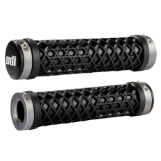 Гріпси ODI Vans Lock-On Grips, Black w/ Graphite Clamps, чорні з графітовими замками