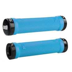 Гріпси ODI Ruffian MTB Lock-On Bonus Pack Bright Blue w/Black Clamps, сині з чорними замками