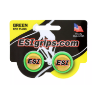 Заглушки керма ESI Bar Plug Green, зелені