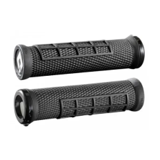 Гріпси ODI Elite Flow, V2.1 Lock On, Black/Black w/Black Clamp (чорні з чорними замками)