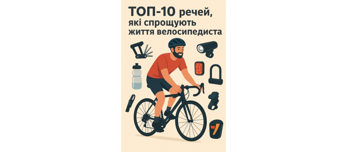 ТОП-10 речей, які спрощують життя велосипедиста