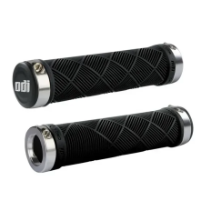 Гріпси ODI Cross Trainer MTB Lock-On Bonus Pack Black w/Silver Clamps (чорні з серебристыми замками)