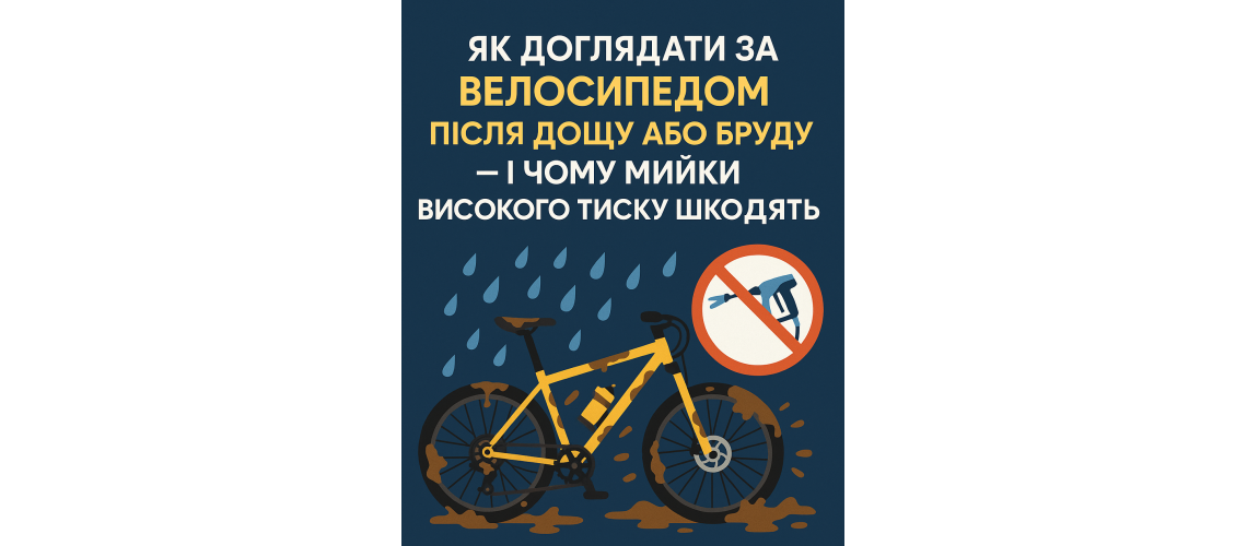 Как ухаживать за велосипедом после дождя или грязи – и почему мойки высокого давления вредят | Чеклист от Probike