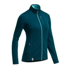 Кофта Cascade LS Zip stripe WMN night overdye/glacier XS