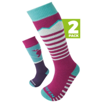 Шкарпетки LORPEN S2KNE MERINO KIDS SKI 2PACK ECO 2336 BERRY M (24)