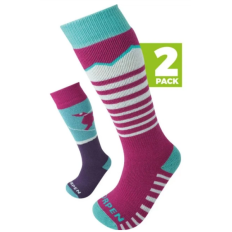 Шкарпетки LORPEN S2KNE MERINO KIDS SKI 2PACK ECO 2336 BERRY M (24)