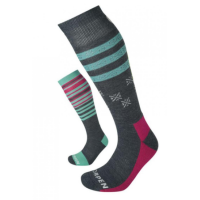Шкарпетки LORPEN S2MWE SKI MID WOMEN 2 PACK ECO 3519 NAVY/TURQUOISE S