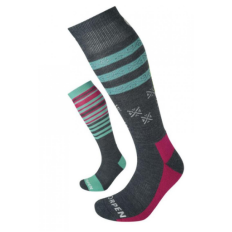 Шкарпетки LORPEN S2MWE SKI MID WOMEN 2 PACK ECO 3519 NAVY/TURQUOISE S