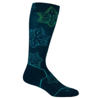 Носки Ski + Lite OTC Print TBC WMN eclipse/gulf/turf L