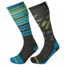 Шкарпетки LORPEN S2MME SKI MID MEN 2 PACK ECO 1835 CHARCOAL/BLUE M