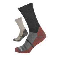 Шкарпетки LORPEN MH2PC WOOL HIKE 2 PACK CREW 1413 WHALES GREY/ARENA L