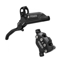 Гальма SRAM Disc Brake Maven Base - Aluminum Lever, Stainless Hardware, Reach Adj, Diffusion Black, Front/Rear, 2000mm Hose (includes MMX Clamp,20P-2 Bracket,Bleeding Edge Tool) A1