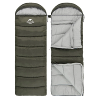 Спальник з капюшоном Naturehike U350S NH20MSD07, (-3°C), правий, темно-зелений