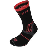 Шкарпетки LORPEN T3MWC T3 WOMEN MIDWEIGHT HIKER ECO 5893 BLACK/RED S (24)
