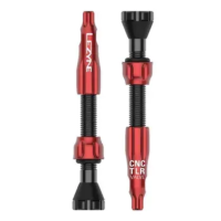 Ніпель для безкамерки Lezyne CNC TLR VALVE 44MM - RED