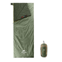 Спальник надлегкий Naturehike Summer LW180 NH21MSD09 правий, (15°С), р-р XL, зелений