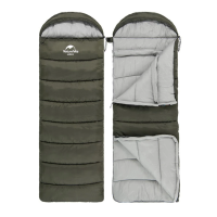 Спальник з капюшоном Naturehike U250S NH20MSD07, (0°C), лівий, темно-зелений