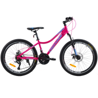 Велосипед CROSSRIDE 24 MTB ST "MOLLY LADY", 11", рожевий