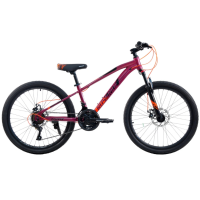 Велосипед CROSSRIDE 24 MTB ST "STALKER", 12", фіолетовий