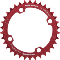 Зірка RaceFace CHAINRING,NARROW WIDE,104X30,RED,10-12S