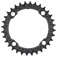 Зірка RACE FACE CHAINRING,NARROW WIDE,104X36,MATTE BLK,10-12S