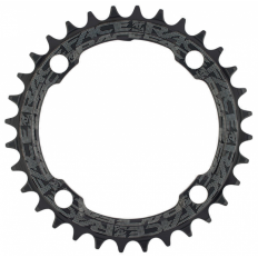 Зірка RACE FACE CHAINRING,NARROW WIDE,104X36,MATTE BLK,10-12S