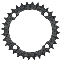 Зірка RACE FACE CHAINRING,NARROW WIDE,104X38,MATTE BLK,10-12S