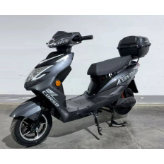Електроскутер Corso "AXENT" AX-645881, двигун 1500W, аккумулятор 72V 30Ah літій-залізо-фосфатний, графітовий, колеса 10"